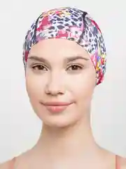 Вишнёвый шапочка для плавания, тканевая
