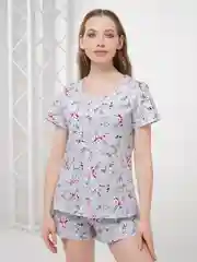 Серый пижама "Весна"