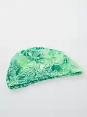 Зелёный хаки шапочка для плавания, тканевая