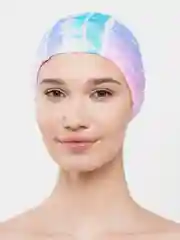Прозрачный шапочка для плавания, тканевая