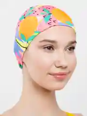 Лимонный шапочка для плавания, тканевая
