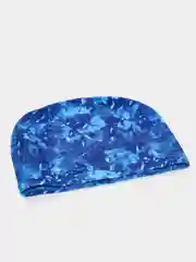 Синий меланж шапочка для плавания, шапочка для купания, шапочка для бассейна, универсальная