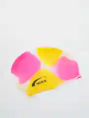 Розовый шапочка для плавания QUICK, силиконовая