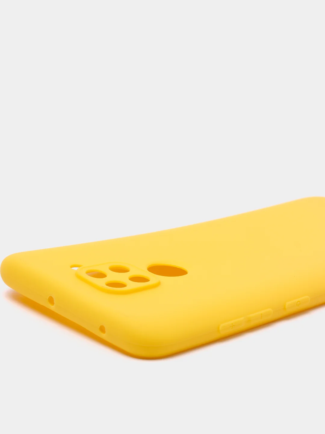 Желтый чехол Xiaomi Redmi Note 9 силиконовый