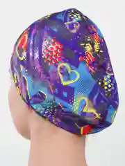 Пурпурный шапочка для плавания, шапочка для купания, шапочка для бассейна, универсальная