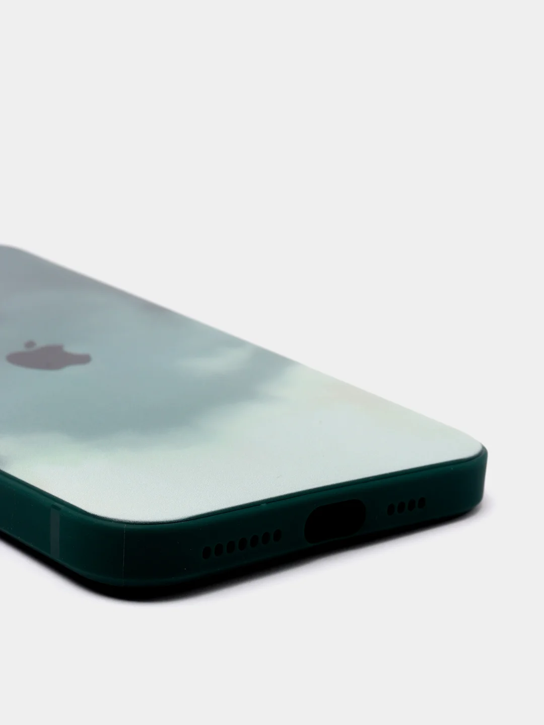 Лесной зеленый чехол для Айфон (iPhone) 11 / 14 / 13 Pro / Max / 7 / 8 / Plus X / XS XR / 12 Mini, силиконовый