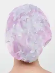 Розовый шапочка для душа, плотная