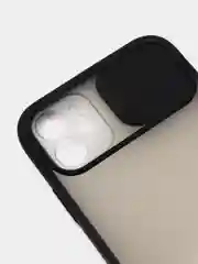 Черный чехол для Айфон iPhone 11 Pro, Max 12, 13 mini, 14 Plus, 15 с защитой для камеры