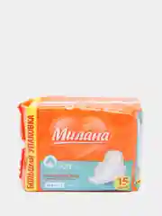 Прокладки женские гигиенические "Милана" Classic Soft Light, 15 штук