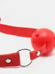 Красный кляп БДСМ в рот для эротических игр, аксессуары для секса, 18+
