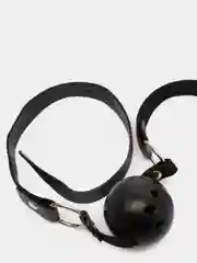 Черный кляп БДСМ в рот для эротических игр, аксессуары для секса, 18+