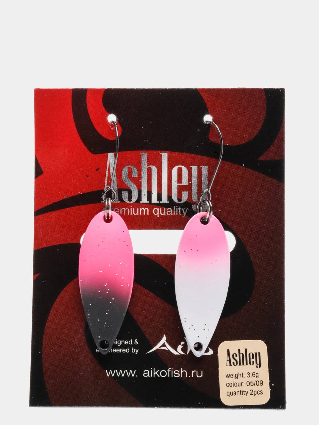 Пастельно-коралловый блесна Aiko Ashley, 3.6 гр