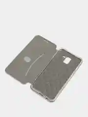 Серый чехол-книга Samsung S9/ S9+ / j6 2018 / J3 2016 J4 plus