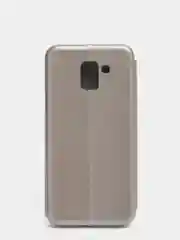 Серый чехол-книга Samsung S9/ S9+ / j6 2018 / J3 2016 J4 plus
