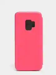 Розовый чехол-книга Samsung S9/ S9+ / j6 2018 / J3 2016 J4 plus