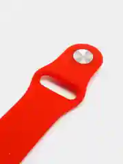 Красный силиконовый ремешок для Apple Watch 3, 4, 5, 6, SE , 7 на 38/42/40/44 (эпл вотч)