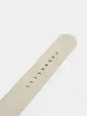 Светло-бежевый силиконовый ремешок для Apple Watch 3, 4, 5, 6, SE , 7 на 38/42/40/44 (эпл вотч)