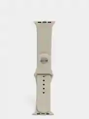 Светло-бежевый силиконовый ремешок для Apple Watch 3, 4, 5, 6, SE , 7 на 38/42/40/44 (эпл вотч)