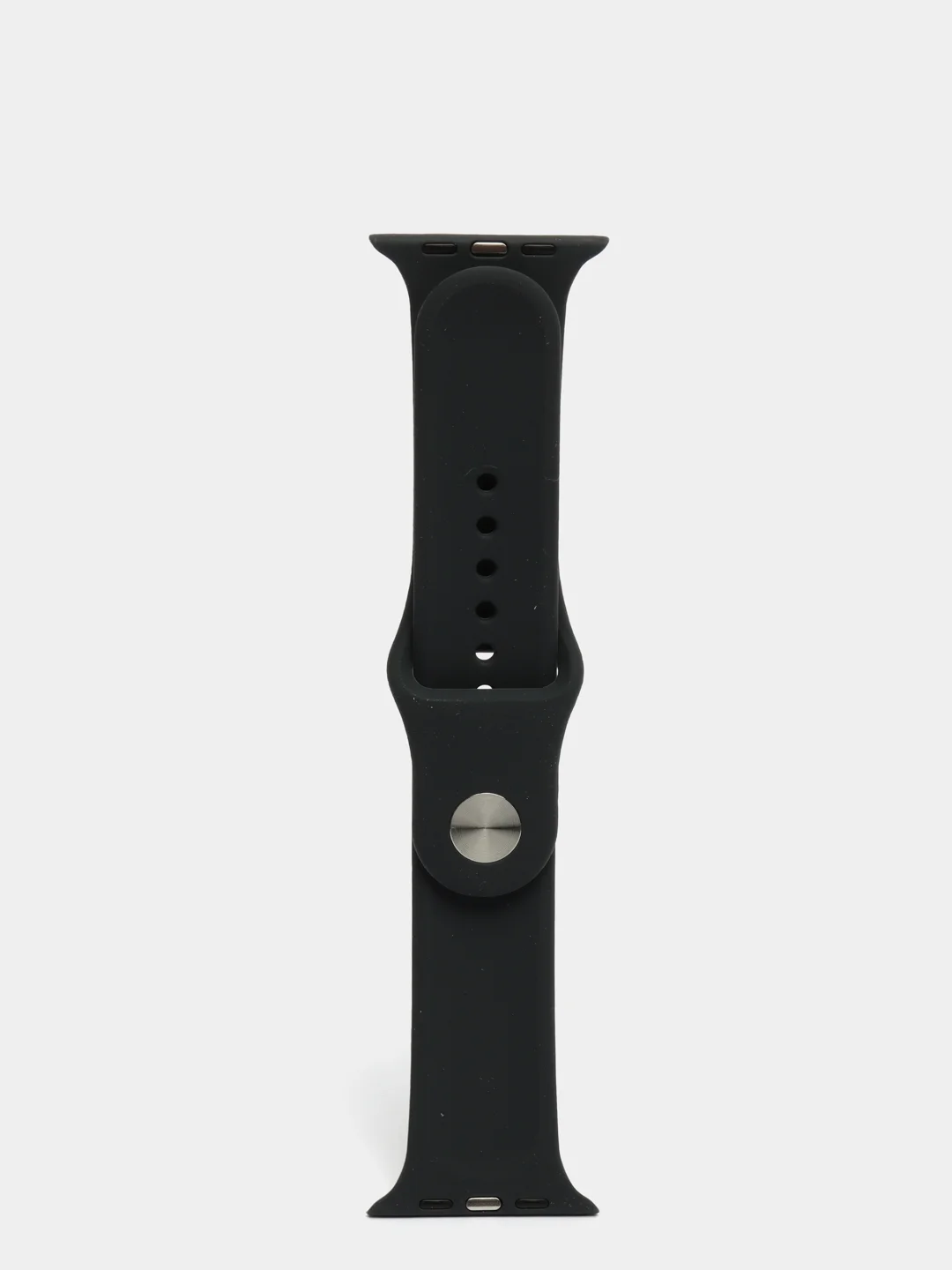 Синий меланж силиконовый ремешок для Apple Watch 3, 4, 5, 6, SE , 7 на 38/42/40/44 (эпл вотч)