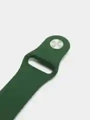 Зеленый силиконовый ремешок для Apple Watch 3, 4, 5, 6, SE , 7 на 38/42/40/44 (эпл вотч)