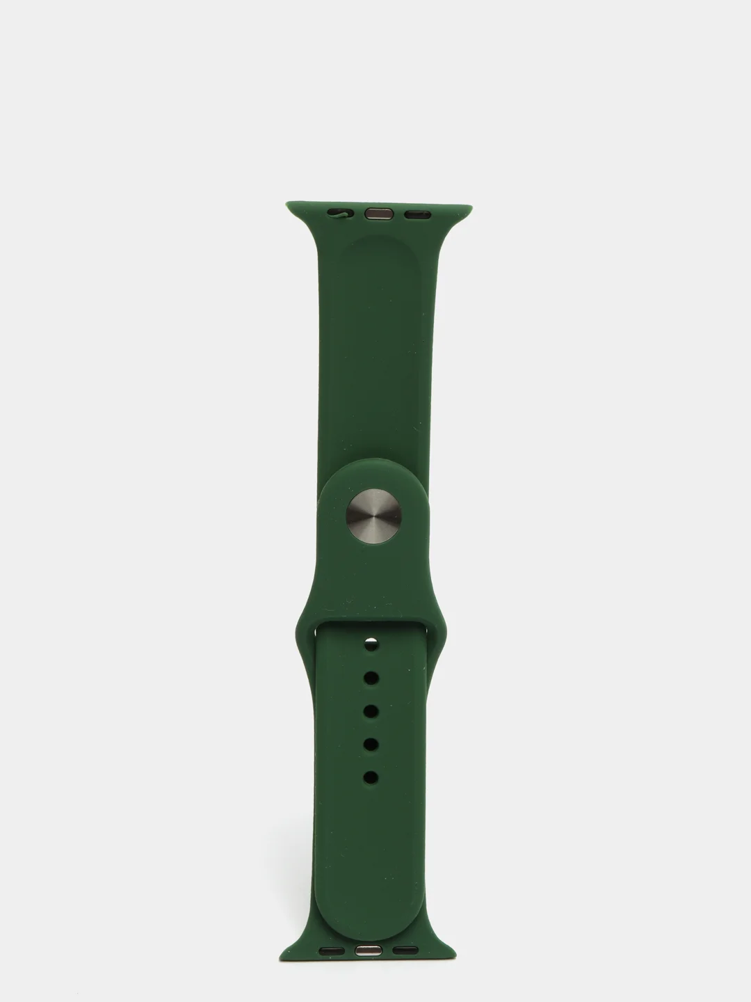 Зеленый силиконовый ремешок для Apple Watch 3, 4, 5, 6, SE , 7 на 38/42/40/44 (эпл вотч)