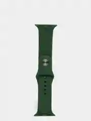 Зеленый силиконовый ремешок для Apple Watch 3, 4, 5, 6, SE , 7 на 38/42/40/44 (эпл вотч)