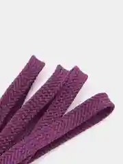 Фиолетовый шнурки для обуви, круглые и плоские, 1 пара