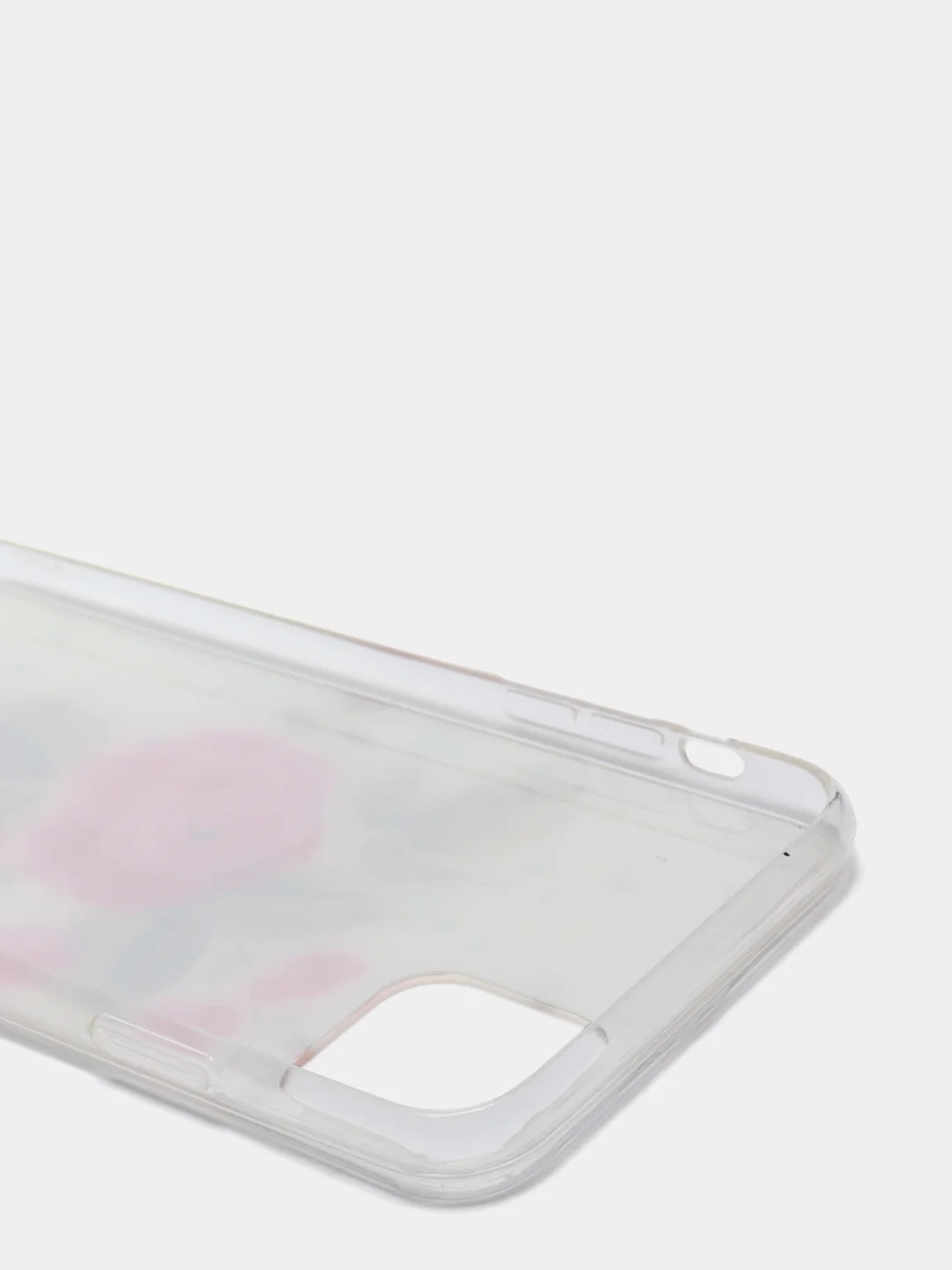 Тёмно-розовый чехол пластиковый iPhone 11 Pro, 11 Pro Max, с блестками