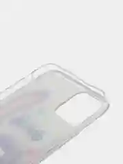 Сиреневый чехол пластиковый iPhone 11 Pro, 11 Pro Max, с блестками