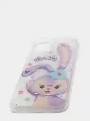 Сиреневый чехол пластиковый iPhone 11 Pro, 11 Pro Max, с блестками