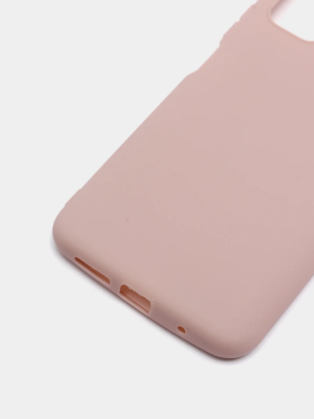 Бежевый чехол Xiaomi Poco M3 (Сяоми Поко М3), силиконовый, матовый, цветной