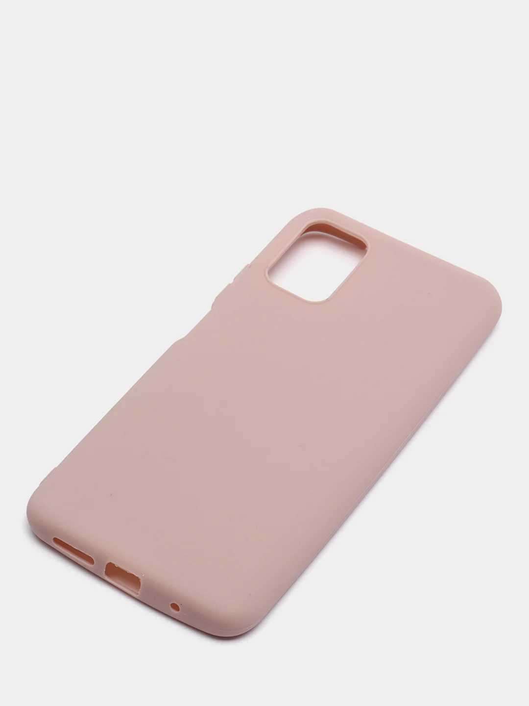 Бежевый чехол Xiaomi Poco M3 (Сяоми Поко М3), силиконовый, матовый, цветной