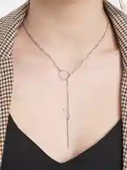 Серебряный цепочка / цепочка женская / цепочка цвет серебро, золото, 24см, 28см, 34см