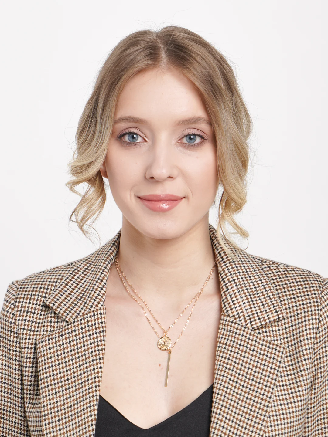 Золотой цепочка / цепочка женская / цепочка цвет серебро, золото, 24см, 28см, 34см