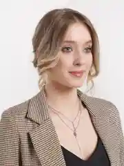 Серый цепочка / цепочка женская / цепочка цвет серебро, золото, 24см, 28см, 34см