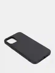 Черный чехол силиконовый для iPhone 12 / iPhone 12 Pro