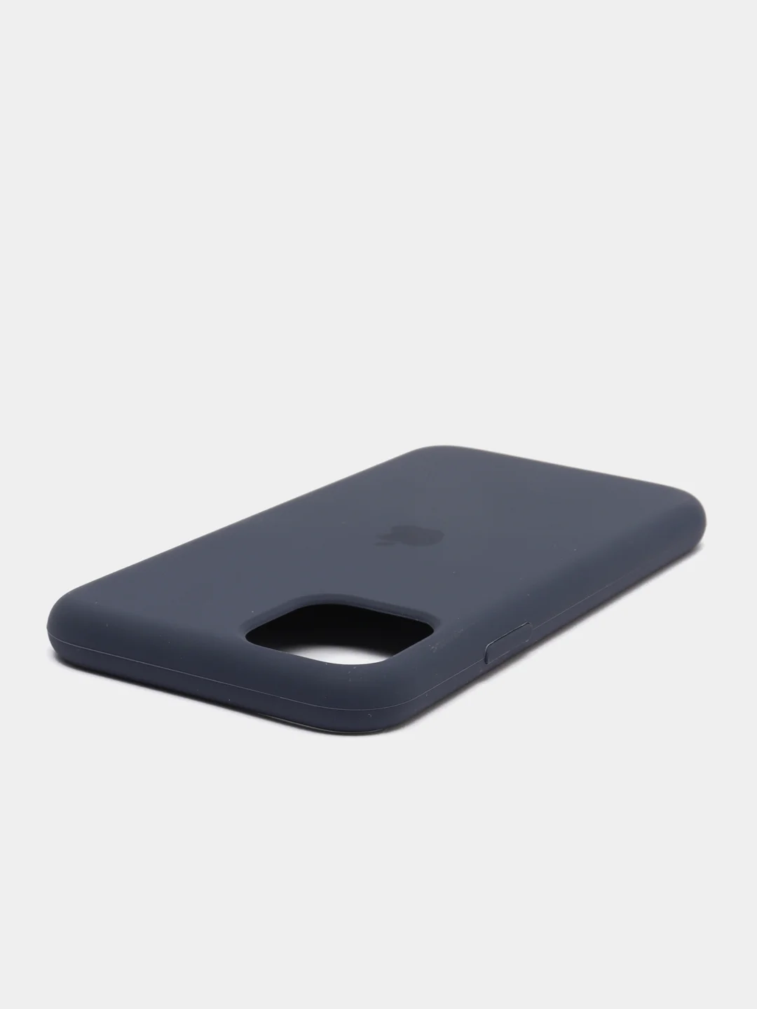 Темно-синий чехол для iPhone 11 Pro 5.8" Silicone Case, закрытый низ с логотипом