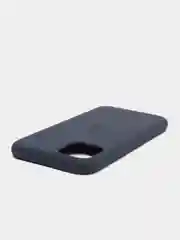 Темно-синий чехол для iPhone 11 Pro 5.8" Silicone Case, закрытый низ с логотипом