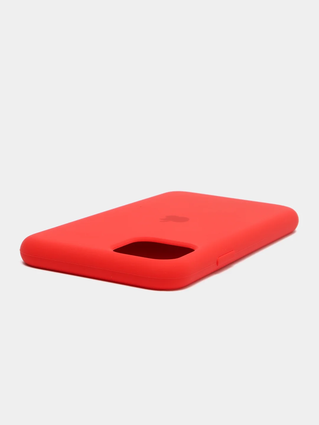 Красный чехол для iPhone 11 Pro 5.8" Silicone Case, закрытый низ с логотипом
