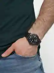 Черный наручные часы, мужские