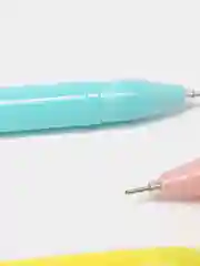 Прозрачный набор черных гелевых ручек, 10 штук , с героями мультфильмов