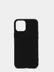 Черный черный матовый силиконовый чехол для iPhone 12 Pro Max