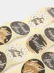 Набор наклеек для бизнеса Be Happy, 4,4 х 4,4 см