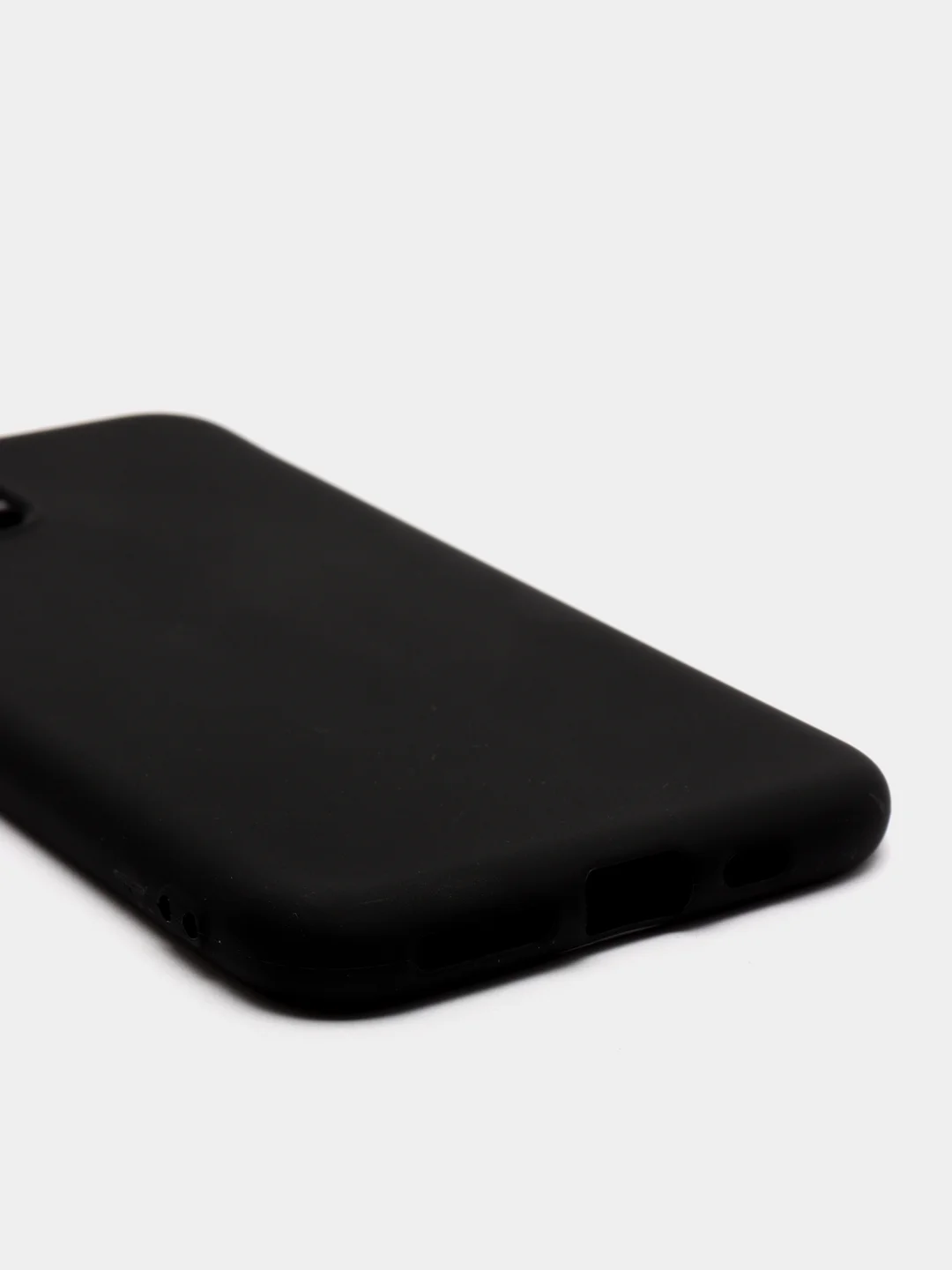 Чехол для iPhone 6 6S 7 8 Plus X XS XR SE 11 12 mini Pro Max силиконовый черный