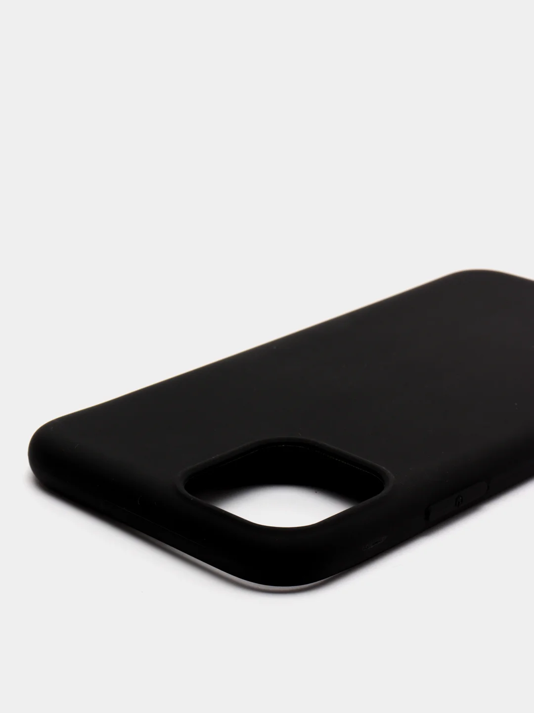 Чехол для iPhone 6 6S 7 8 Plus X XS XR SE 11 12 mini Pro Max силиконовый черный