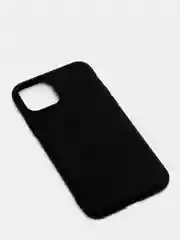 Чехол для iPhone 6 6S 7 8 Plus X XS XR SE 11 12 mini Pro Max силиконовый черный