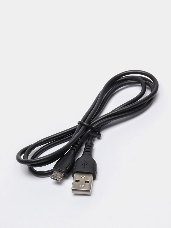 Кабель питания для зарядки 1м MicroUSB Borofone BX51, провод для Android, шнур черный