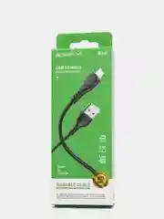Кабель питания для зарядки 1м MicroUSB Borofone BX51, провод для Android, шнур черный