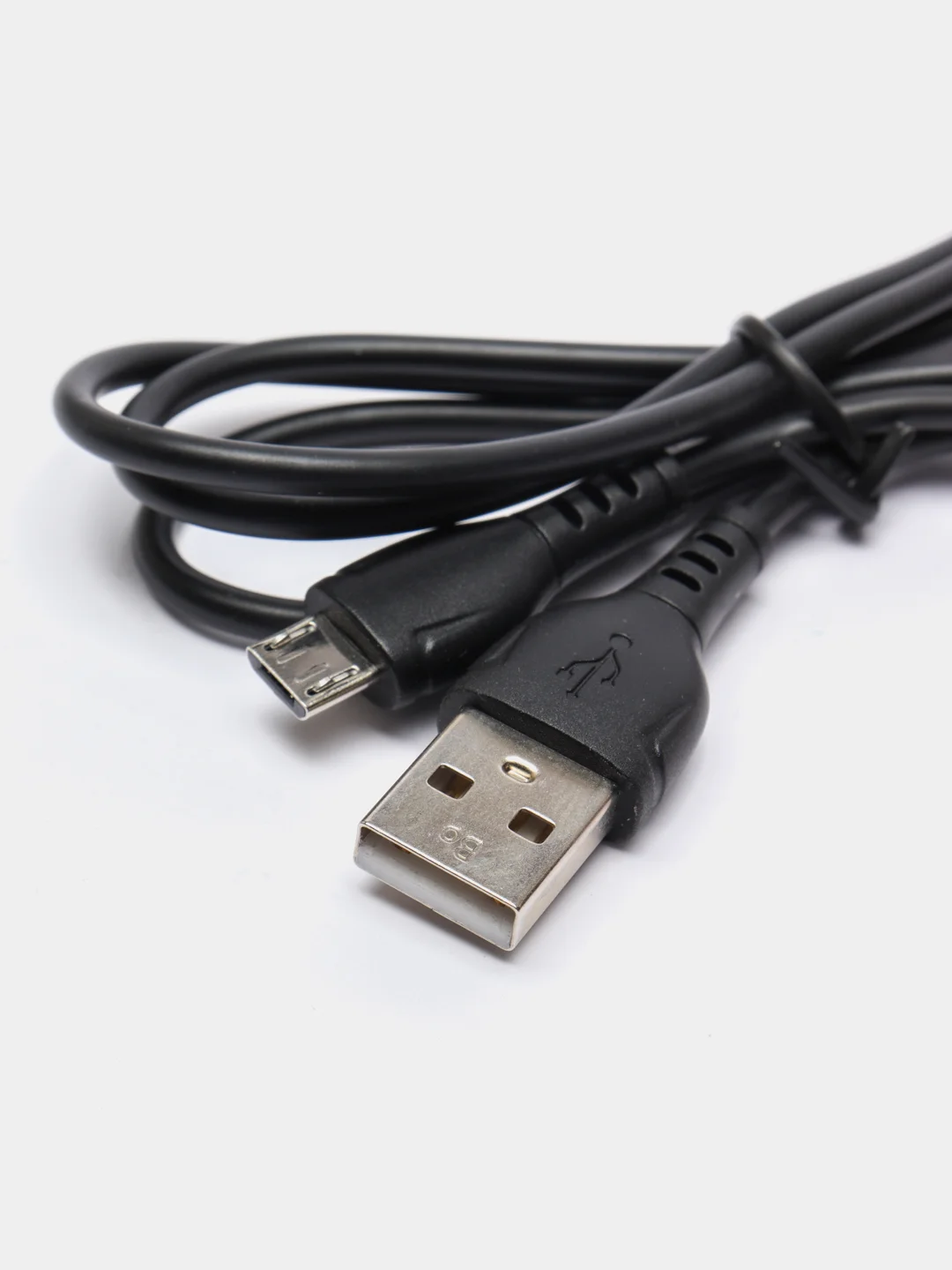 Кабель питания для зарядки 1м MicroUSB Borofone BX51, провод для Android, шнур черный