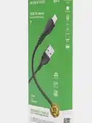 Кабель питания для зарядки 1м MicroUSB Borofone BX51, провод для Android, шнур черный